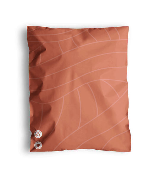 Natural Cedar Leaf Biodegradable Mailers 14.5" x 19"