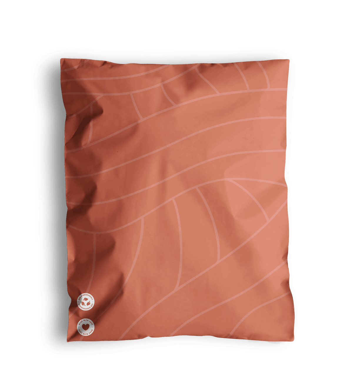 Natural Cedar Leaf Biodegradable Mailers 14.5" x 19"